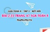 Bài 2.31 SGK Toán 8 tập 1 Kết nối tri thức